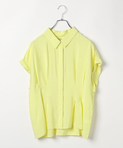 BAYFLOW（ベイフロー）の「タックデザインブラウス（シャツ/ブラウス・レディース・グレイッシュベージュ/ライトイエロー/ブラック・FREE）」の20枚目の写真