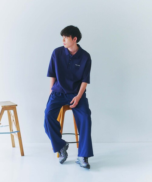 FREAK'S STORE（フリークスストア）の「限定展開 YOU YOUR/ユーユアー ワンポイントロゴ ポロシャツ（ポロシャツ・メンズ・ブラック/ネイビー・LARGE/SMALL/MEDIUM）」の8枚目の写真