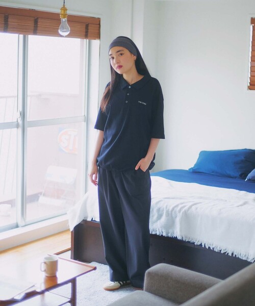 FREAK'S STORE（フリークスストア）の「限定展開 YOU YOUR/ユーユアー ワンポイントロゴ ポロシャツ（ポロシャツ・メンズ・ブラック/ネイビー・LARGE/SMALL/MEDIUM）」の13枚目の写真