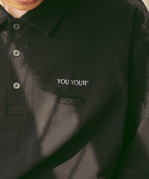 FREAK'S STORE（フリークスストア）の「限定展開 YOU YOUR/ユーユアー ワンポイントロゴ ポロシャツ（ポロシャツ・メンズ・ブラック/ネイビー・LARGE/SMALL/MEDIUM）」の19枚目の写真