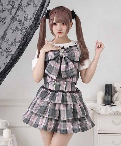 Pal elfy（パルエルフィー）の「パールティアードスカートセット