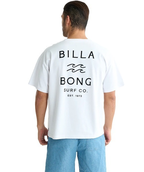 BILLABONG（ビラボン）の「BILLABONG メンズ ONE TIME Tシャツ 【2025年夏モデル】/ビラボンバックプリント半袖Tシャツ（Tシャツ/カットソー・メンズ・ホワイト/ブラック/クリーム・MEDIUM/LARGE/X-LARGE/SMALL）」の4枚目の写真