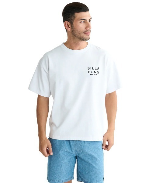 BILLABONG（ビラボン）の「BILLABONG メンズ ONE TIME Tシャツ 【2025年夏モデル】/ビラボンバックプリント半袖Tシャツ（Tシャツ/カットソー・メンズ・ホワイト/ブラック/クリーム・MEDIUM/LARGE/X-LARGE/SMALL）」の6枚目の写真