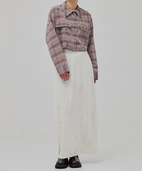 PUBLIC TOKYO（パブリックトウキョウ）の「リネンブレンドライトブルゾン（ブルゾン・レディース・ブラック/ブラウン・FREE）」の15枚目の写真