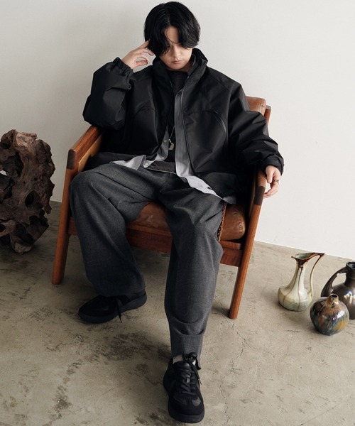 WYM LIDNM（ウィム バイ リドム）の「長袖シャツ（シャツ/ブラウス・メンズ・グレー・S）」の5枚目の写真