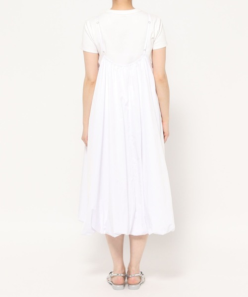 LOWRYS FARM(ローリーズファーム)の「バルーンキャミワンピース 289954(ワンピース・レディース・オフホワイト/ブラック・FREE)」の5枚目の写真