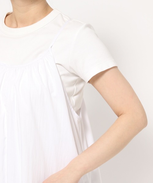 LOWRYS FARM(ローリーズファーム)の「バルーンキャミワンピース 289954(ワンピース・レディース・オフホワイト/ブラック・FREE)」の7枚目の写真