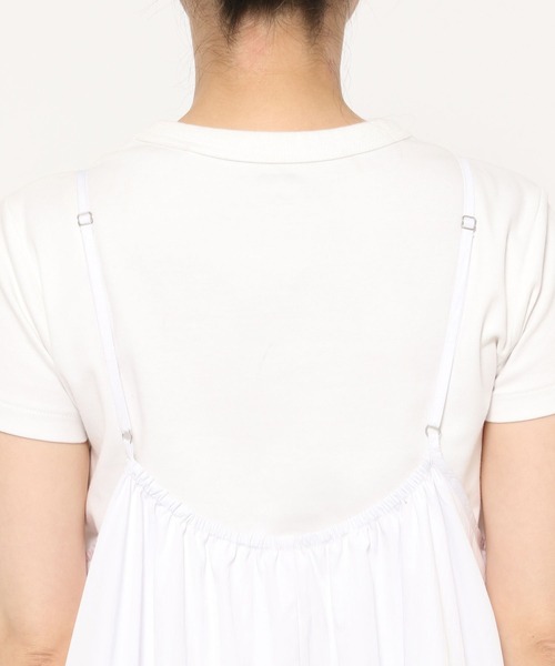 LOWRYS FARM(ローリーズファーム)の「バルーンキャミワンピース 289954(ワンピース・レディース・オフホワイト/ブラック・FREE)」の10枚目の写真