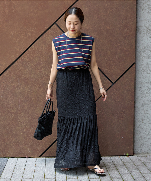 JOURNAL STANDARD(ジャーナルスタンダード)の「《追加2》ストレッチレーススカート(スカート・レディース・ブラック/アイボリー・FREE)」の5枚目の写真