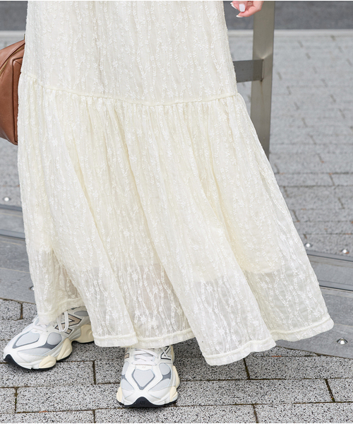 JOURNAL STANDARD(ジャーナルスタンダード)の「《追加2》ストレッチレーススカート(スカート・レディース・ブラック/アイボリー・FREE)」の16枚目の写真