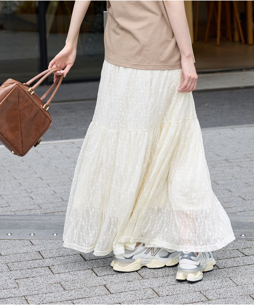 JOURNAL STANDARD(ジャーナルスタンダード)の「《追加2》ストレッチレーススカート(スカート・レディース・ブラック/アイボリー・FREE)」の17枚目の写真