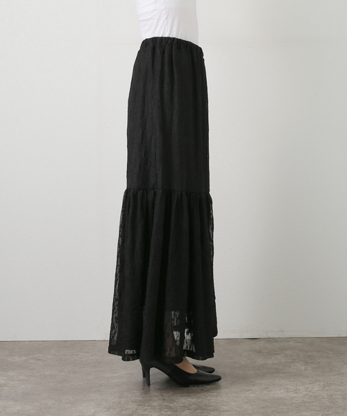 JOURNAL STANDARD(ジャーナルスタンダード)の「《追加2》ストレッチレーススカート(スカート・レディース・ブラック/アイボリー・FREE)」の21枚目の写真