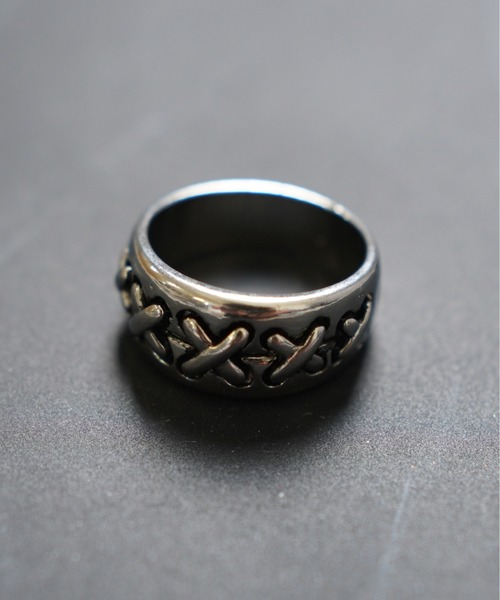 SPINNS(スピンズ)の「メタルリング/×(リング・メンズ・シルバー・18)」の7枚目の写真