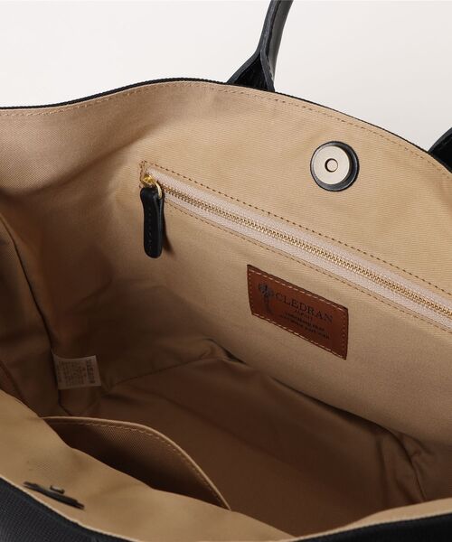 CLEDRAN（クレドラン）の「【軽量 帆布】CL3548 GRAN TOTE マルシェバッグ（トートバッグ・レディース・ナチュラル/ブラック/ベージュ・FREE）」の11枚目の写真