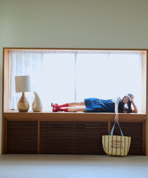 common gull products.（コモンガルプロダクツ）の「お利巧なデニムワンピース（ワンピース・レディース・ブラック系/インディゴブルー・MEDIUM/SMALL）」の21枚目の写真