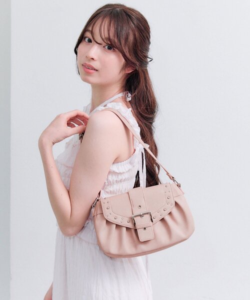 リルリンリン 4点セット　セーター カチューシャ ショルダーバッグ バルーン DOUBLE STANDARD CLOTHING】バルーンベアミニショッピングバッグ