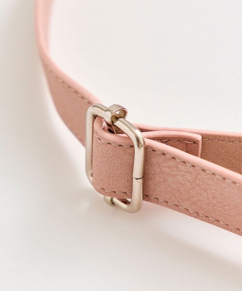 OLIVE des OLIVE(オリーブデオリーブ)の「スタッズ付きシャーリングバッグ(ショルダーバッグ・レディース・グレー/ピンク/アイボリー・FREE)」の22枚目の写真