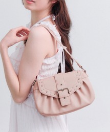 OLIVE des OLIVE | スタッズ付きシャーリングバッグ(ショルダーバッグ)