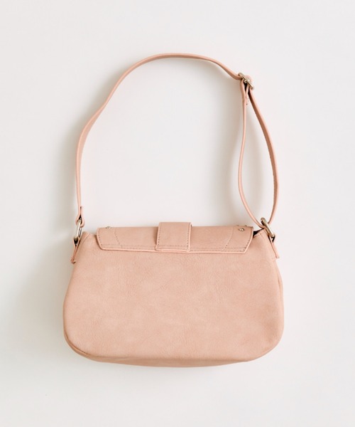 OLIVE des OLIVE(オリーブデオリーブ)の「スタッズ付きシャーリングバッグ(ショルダーバッグ・レディース・グレー/ピンク/アイボリー・FREE)」の9枚目の写真