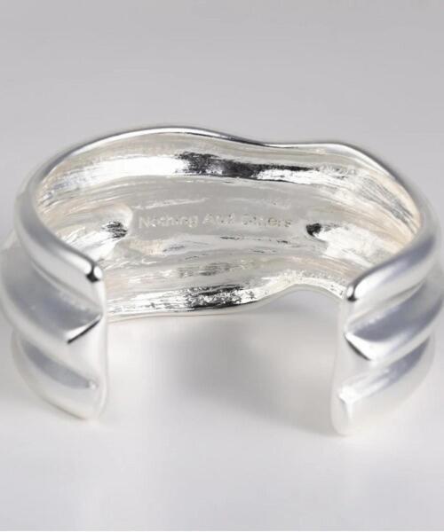 Nothing And Others(ナッシングアンドアザーズ)の「Nothing And Others/ナッシングアンドアザーズ/New Wave Bangle(バングル/リストバンド・レディース・シルバー・F)」の3枚目の写真