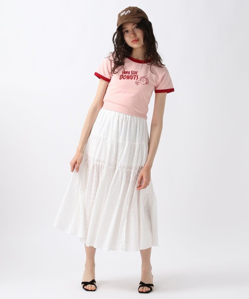 FOREVER 21(フォーエバー トゥエンティーワン)の「【Cafeコラボ】【PARK SIDE DONUTS】Tシャツ(Tシャツ/カットソー・レディース・ブラウン/ピンク・FREE)」の20枚目の写真