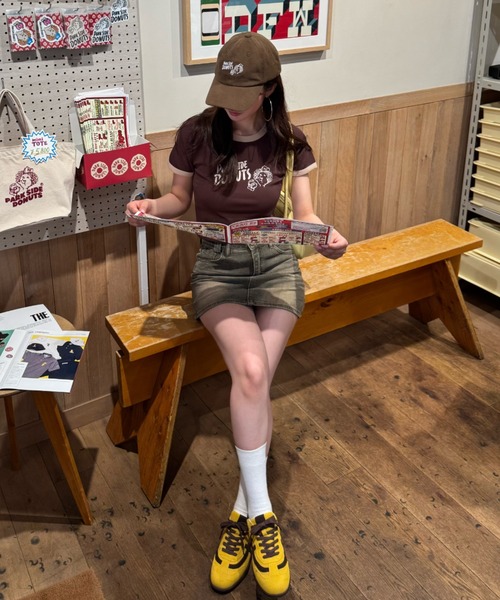FOREVER 21(フォーエバー トゥエンティーワン)の「【Cafeコラボ】【PARK SIDE DONUTS】Tシャツ(Tシャツ/カットソー・レディース・ブラウン/ピンク・FREE)」の6枚目の写真