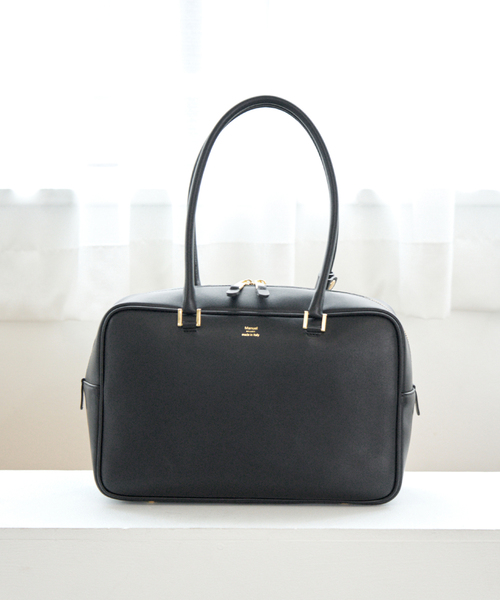 IENA（イエナ）の「Manuel MILANO/マニュエルミラノ LEATHER BOSTON ボストンバッグ（ボストンバッグ・レディース・ブラック・FREE）」の22枚目の写真