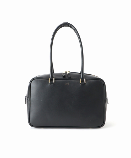 IENA（イエナ）の「Manuel MILANO/マニュエルミラノ LEATHER BOSTON ボストンバッグ（ボストンバッグ・レディース・ブラック・FREE）」の14枚目の写真