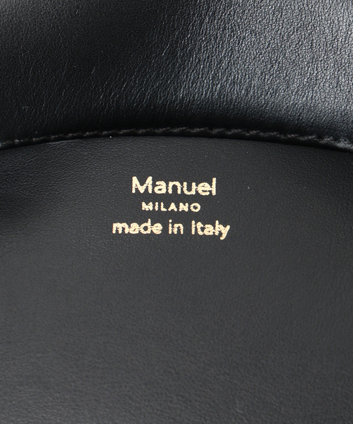 IENA（イエナ）の「Manuel MILANO/マニュエルミラノ LEATHER BOSTON ボストンバッグ（ボストンバッグ・レディース・ブラック・FREE）」の4枚目の写真