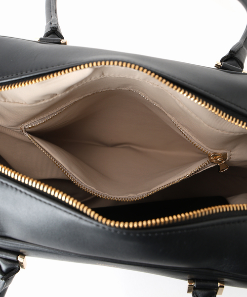 IENA（イエナ）の「Manuel MILANO/マニュエルミラノ LEATHER BOSTON ボストンバッグ（ボストンバッグ・レディース・ブラック・FREE）」の3枚目の写真