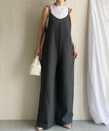 She's Closet（シーズクローゼット）の「【低身長向けサイズあり】ダブルストラップオールインワンキャミサロペット（サロペット/オーバーオール）」