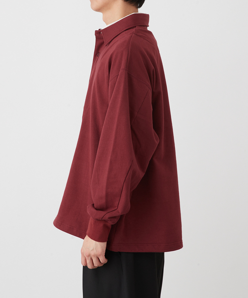 B.C STOCK(ベーセーストック)の「【Deux Allures/ドゥ アリュール】ダブルカラースウェットシャツ(スウェット・メンズ・ボルドー/チャコールグレー/ネイビー・FREE)」の8枚目の写真