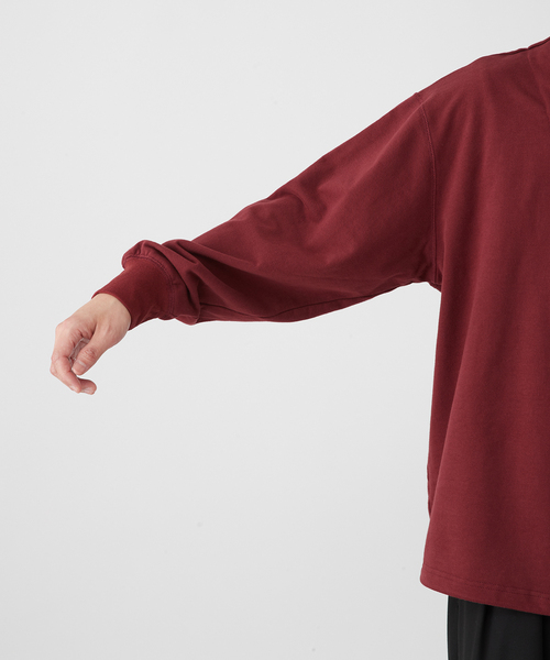 B.C STOCK(ベーセーストック)の「【Deux Allures/ドゥ アリュール】ダブルカラースウェットシャツ(スウェット・メンズ・ボルドー/チャコールグレー/ネイビー・FREE)」の13枚目の写真