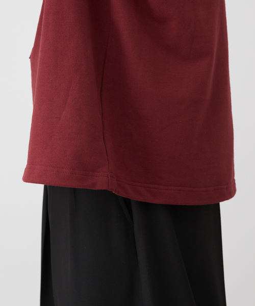 B.C STOCK(ベーセーストック)の「【Deux Allures/ドゥ アリュール】ダブルカラースウェットシャツ(スウェット・メンズ・ボルドー/チャコールグレー/ネイビー・FREE)」の9枚目の写真