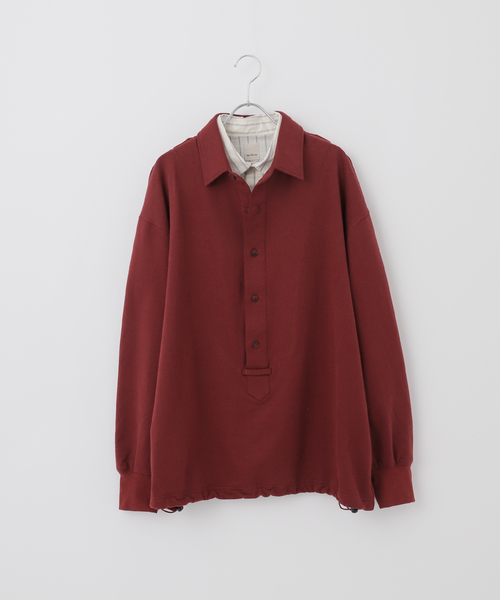 B.C STOCK(ベーセーストック)の「【Deux Allures/ドゥ アリュール】ダブルカラースウェットシャツ(スウェット・メンズ・ボルドー/チャコールグレー/ネイビー・FREE)」の20枚目の写真