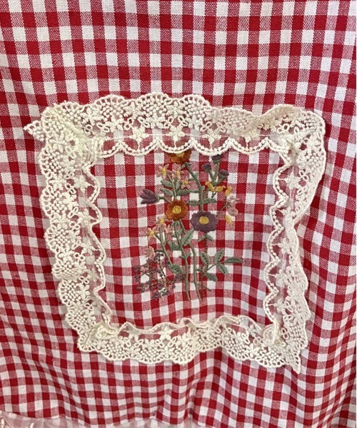 aimoha(アイモハ)の「レースフリル刺繍トートバッグ(トートバッグ・レディース・レッド/ブラック/ホワイト/ベージュ・FREE)」の19枚目の写真