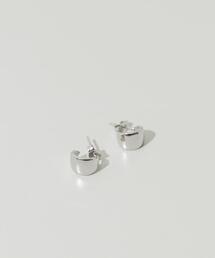 ステンレスミニワイドフープピアス