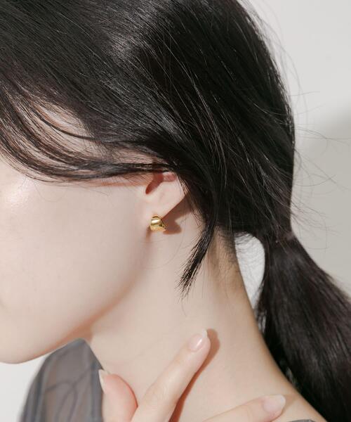 SMELLY（スメリー）の「ステンレスミニワイドフープピアス（ピアス（両耳用）・レディース・シルバー/ゴールド・-）」の9枚目の写真