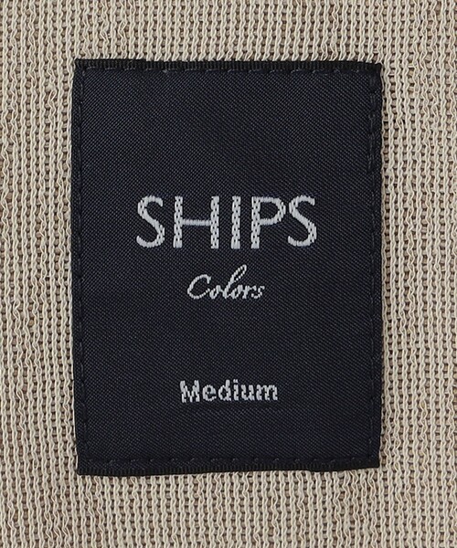 SHIPS Colors(シップス カラーズ)の「SHIPS Colors:〈洗濯機可能〉シャリル ジャージー 2B ジャケット ベージュ(テーラードジャケット・メンズ・ベージュ・SMALL/MEDIUM/LARGE/X-LARGE)」の10枚目の写真