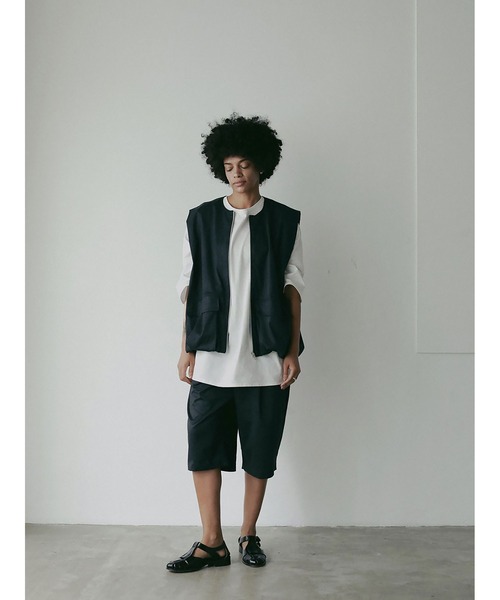 HER.（ハー）の「オーバーサイズドＴシャツ（Tシャツ/カットソー・レディース・オフホワイト/ブラック・フリー）」の10枚目の写真