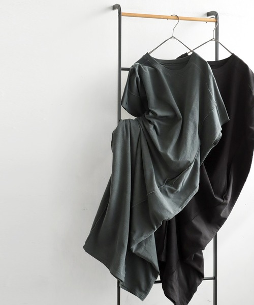 antiqua(アンティカ)の「ミニ裏毛ワンピース(ワンピース・レディース・ダークグレー/ブラック・ONESIZE)」の14枚目の写真