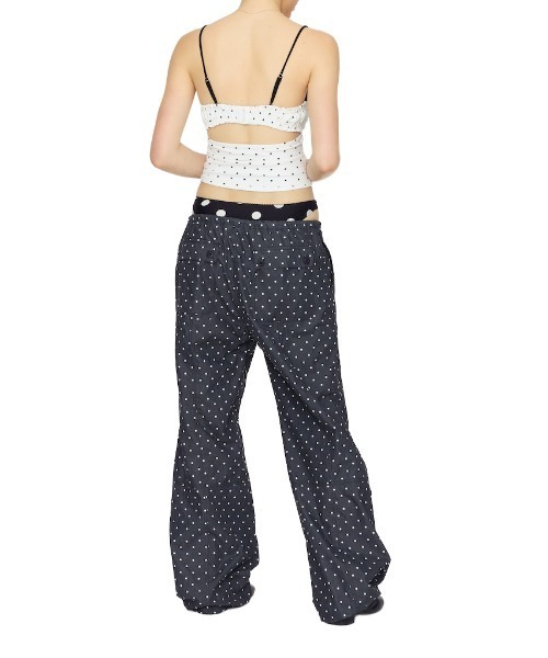 ★GLOWNY★SUMMER TIME PARACHUTE PANTS (DOTTY MAZE)★正規品 GLOWNY グロウニー SS25 SUMMER TIME PARACHUTE PANTS / DOTTY