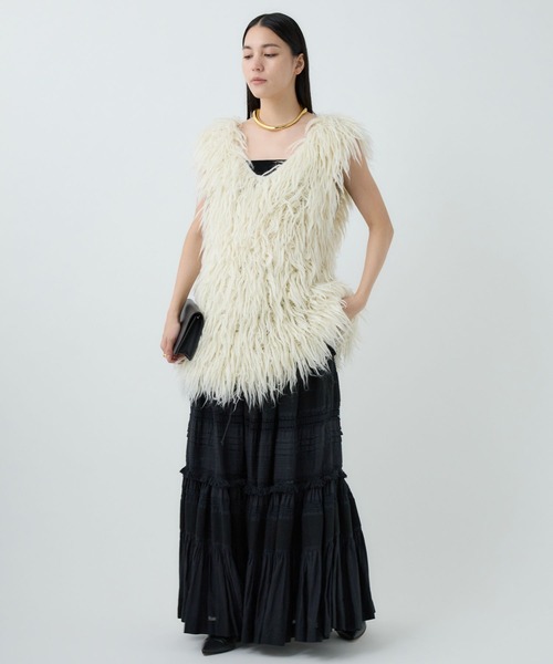 Chaos(カオス)の「Chaos(カオス)/ ホワイトイエティーベスト(ベスト・レディース・ホワイト系その他・FREE)」の2枚目の写真