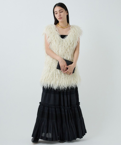 Chaos(カオス)の「Chaos(カオス)/ ホワイトイエティーベスト(ベスト・レディース・ホワイト系その他・FREE)」の4枚目の写真