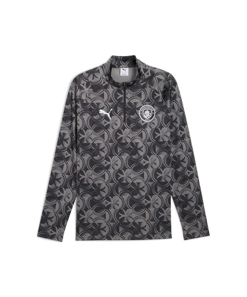 PUMA（プーマ）の「PUMA プーマ メンズ 2025-26 マンチェスターシティ FC プレマッチ クォーター（Tシャツ/カットソー・メンズ・ブラック/グリーン系その他7/グリーン系その他6・LARGE/MEDIUM/SMALL/X-LARGE/X-SMALL）」の8枚目の写真