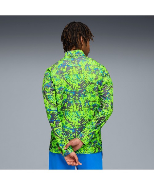 PUMA（プーマ）の「PUMA プーマ メンズ 2025-26 マンチェスターシティ FC プレマッチ クォーター（Tシャツ/カットソー・メンズ・ブラック/グリーン系その他7/グリーン系その他6・LARGE/MEDIUM/SMALL/X-LARGE/X-SMALL）」の12枚目の写真