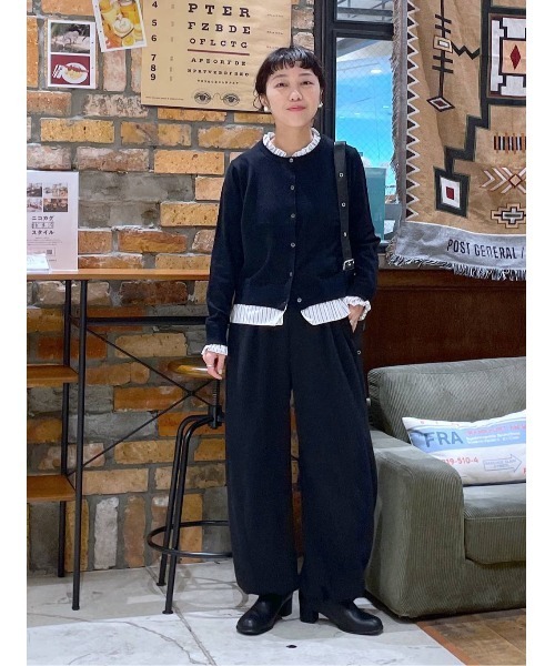 niko and...(ニコアンド)の「レイヤードライククルーカーディガン(カーディガン/ボレロ・レディース・レッド/ブラック/グレー・FREE)」の22枚目の写真