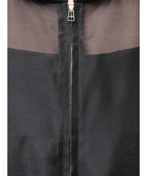 ELENDEEK(エレンディーク)の「フーディーシアーブルゾン(ブルゾン・レディース・アイボリー/ブラック・FREE)」の15枚目の写真