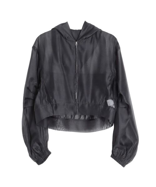 ELENDEEK(エレンディーク)の「フーディーシアーブルゾン(ブルゾン・レディース・アイボリー/ブラック・FREE)」の11枚目の写真