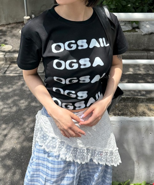 CERCA(チェルカ)の「【 MEMECLE / メメクル 】レタリング プリントロゴTシャツ(Tシャツ/カットソー・レディース・グレー/ブラック・S)」の21枚目の写真